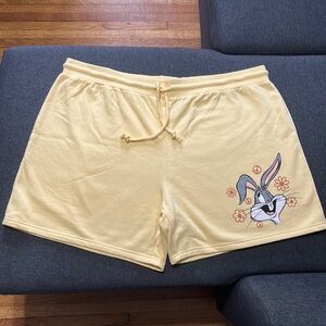 Looney Tunes Bugs Bunny drawstring shorts 3X NWOT